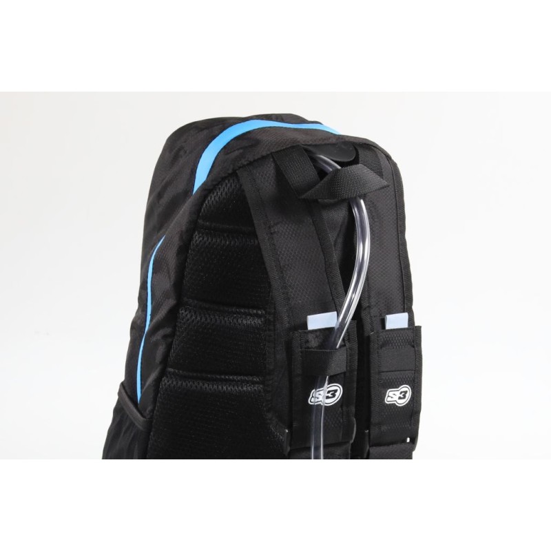 Sac à dos d'hydratation S3 O2 max 15L noir/bleu