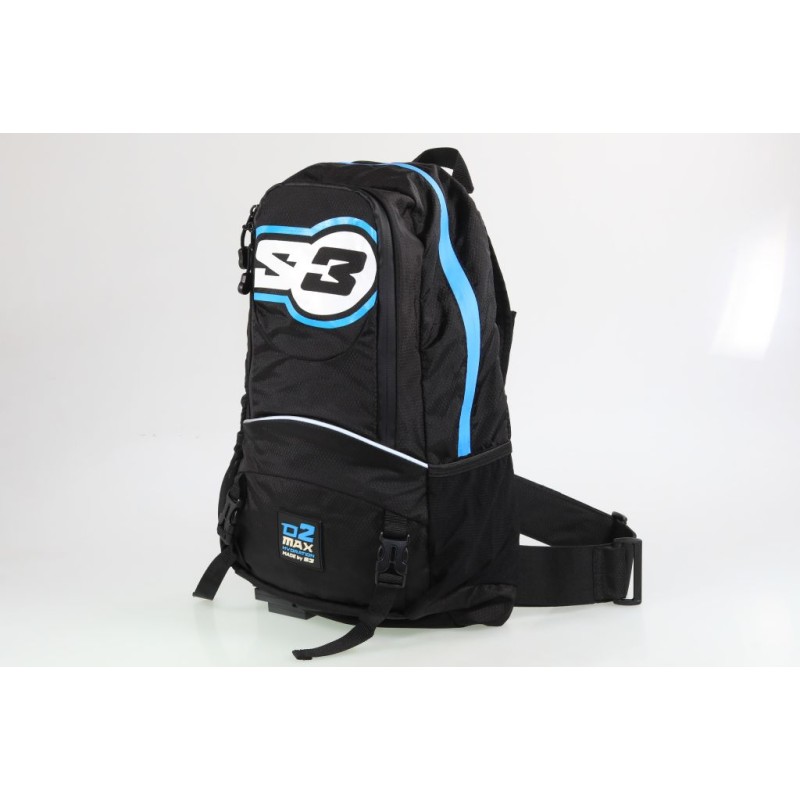 Sac à dos d'hydratation S3 O2 max 15L noir/bleu