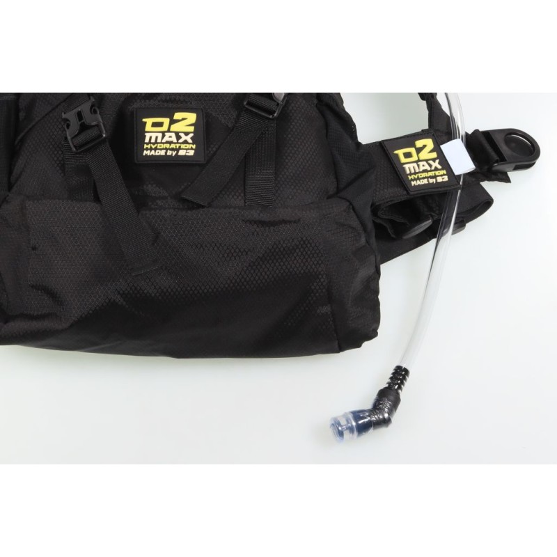 Sac à dos d'hydratation S3 O2 max 15L noir/jaune