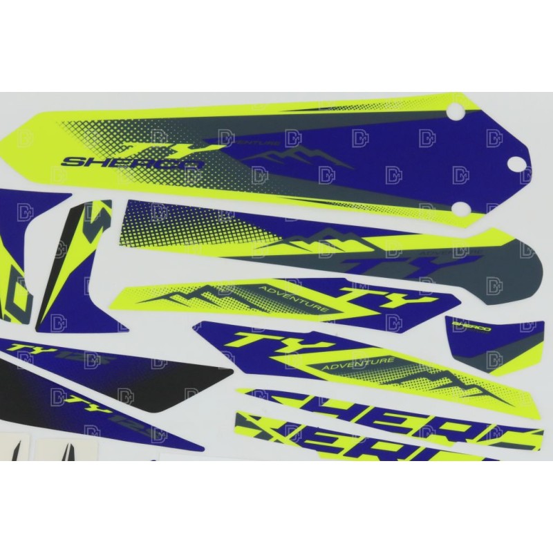Kit autocollant SHERCO 2024-2025 ty 125 édition limited