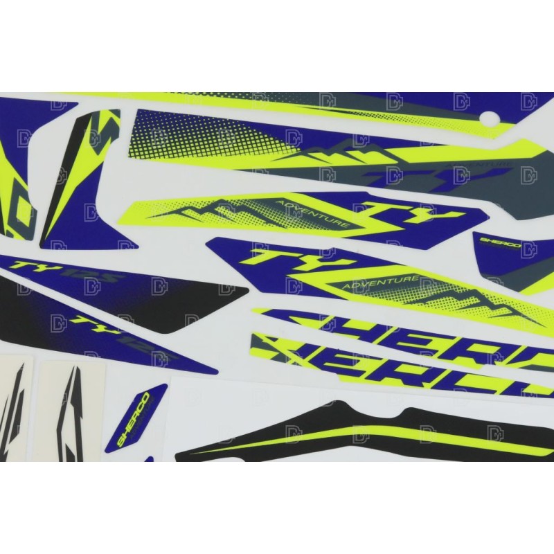 Kit autocollant SHERCO 2024-2025 ty 125 édition limited