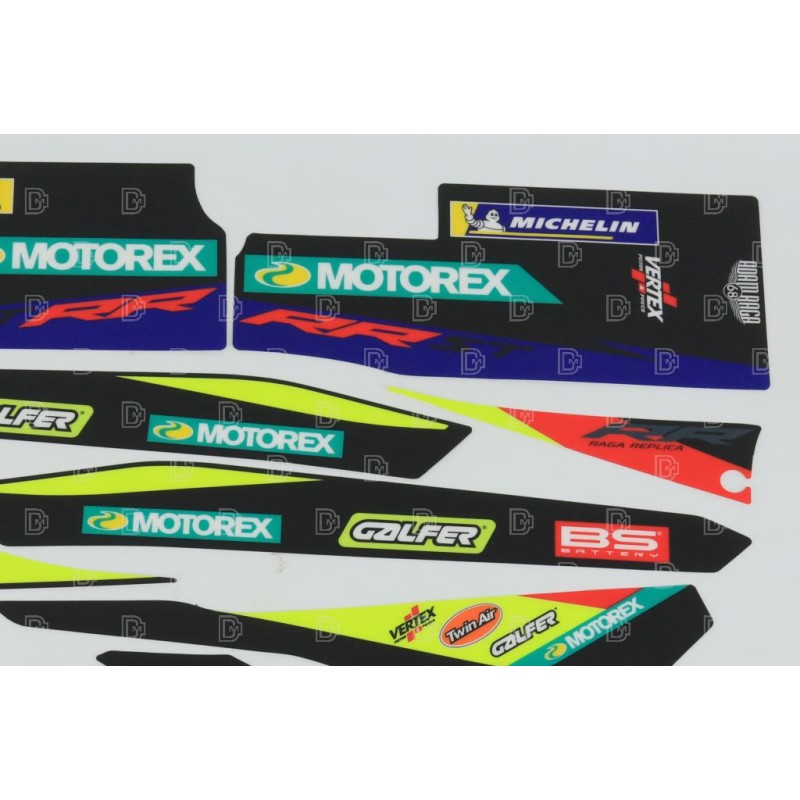 Kit autocollant SHERCO 2025 RAGA partie cycle