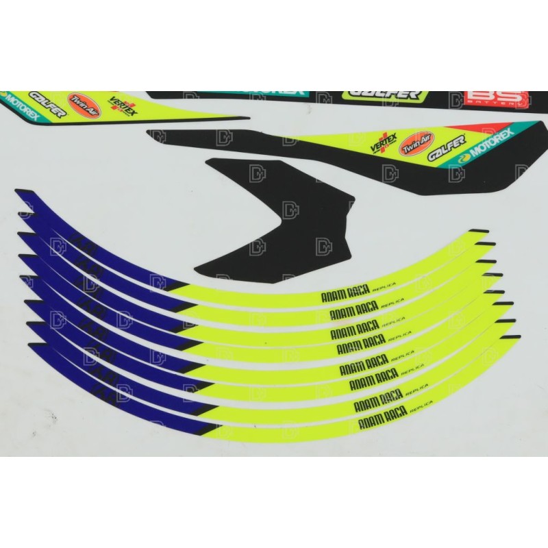 Kit autocollant SHERCO 2025 RAGA partie cycle