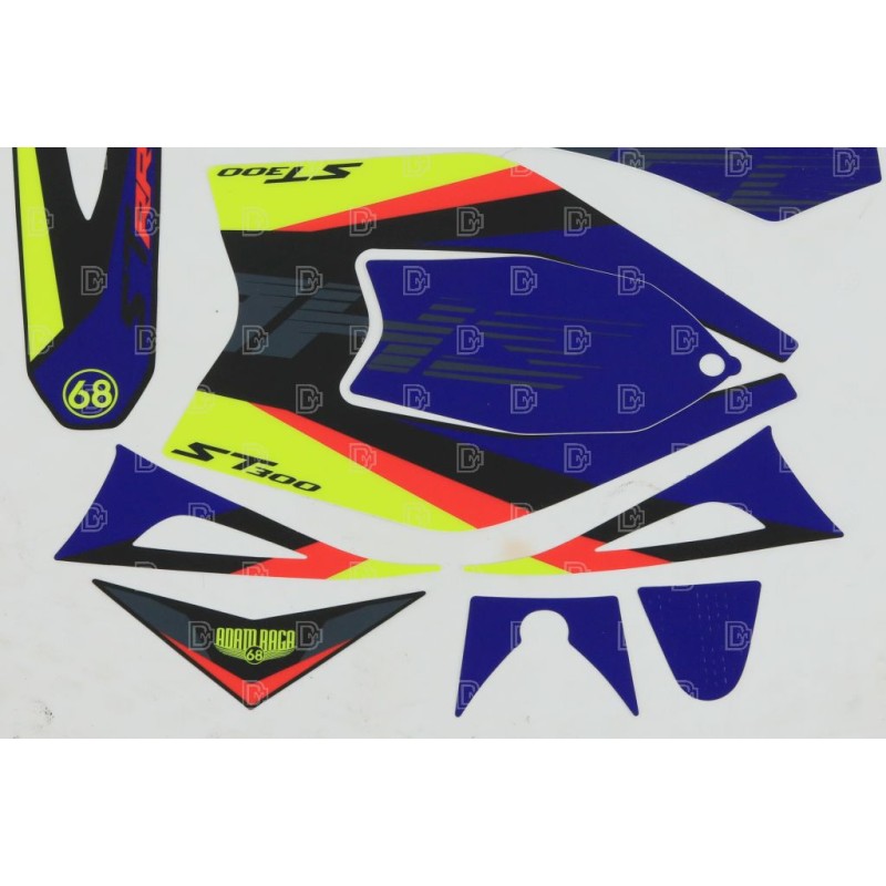 Kit autocollant SHERCO 2025 RAGA partie plastique