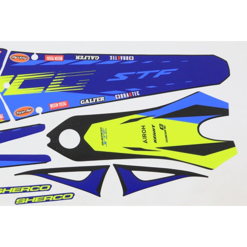 Kit autocollant SHERCO 2025 partie plastique