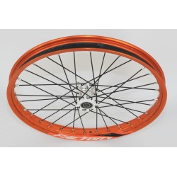 Roue AV Morad complète orange/blanc