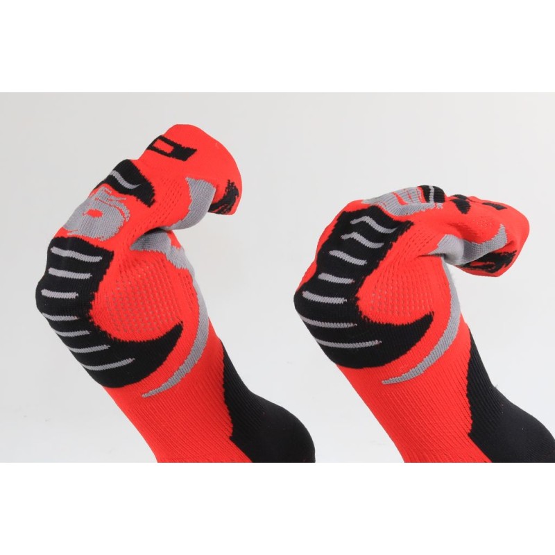Chaussettes SIDI Faenza rouge/noir
