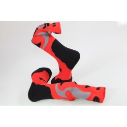 Chaussettes SIDI Faenza rouge/noir