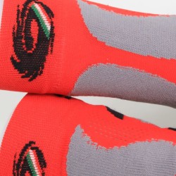 Chaussettes SIDI Faenza rouge/noir