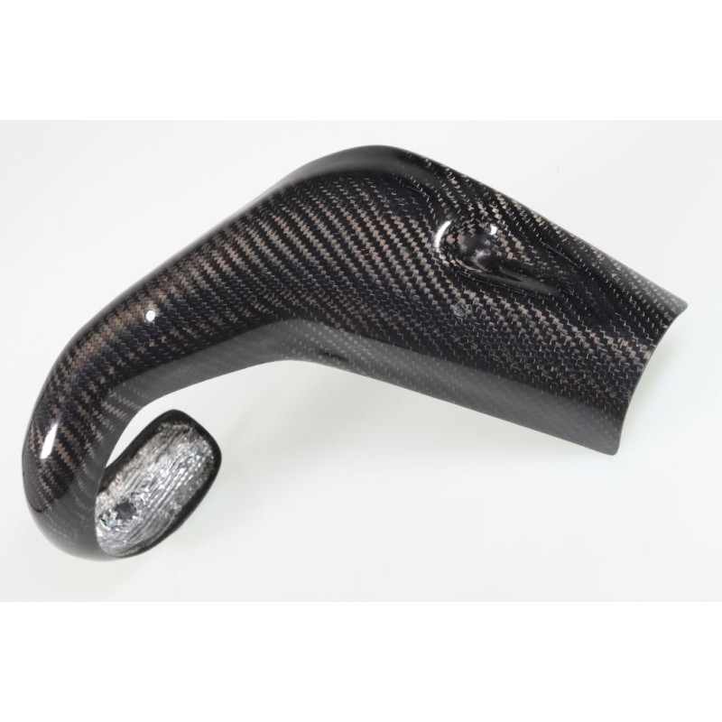 Protection coude échappement carbone SKC BETA 2024 125cc version intégrale