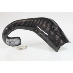 Protection coude échappement carbone SKC BETA 2024 125cc version intégrale