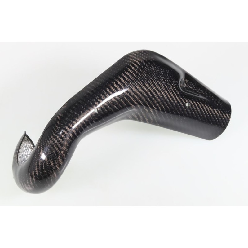 Protection coude échappement carbone SKC BETA 2024 125cc version intégrale