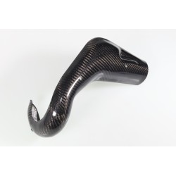 Protection coude échappement carbone SKC BETA 2024 125cc version intégrale