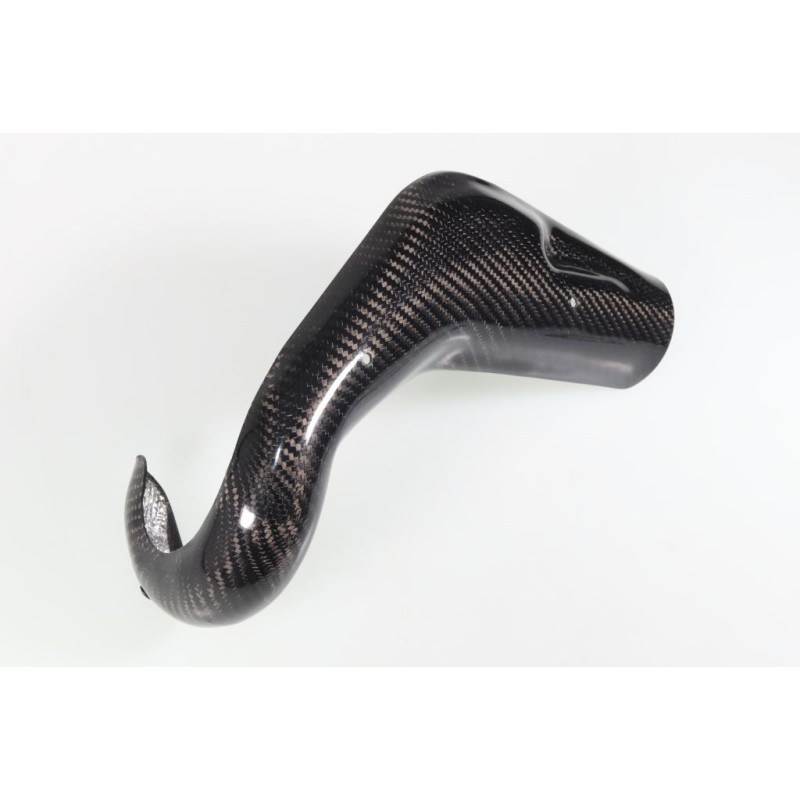 Protection coude échappement carbone SKC BETA 2024 125cc version intégrale
