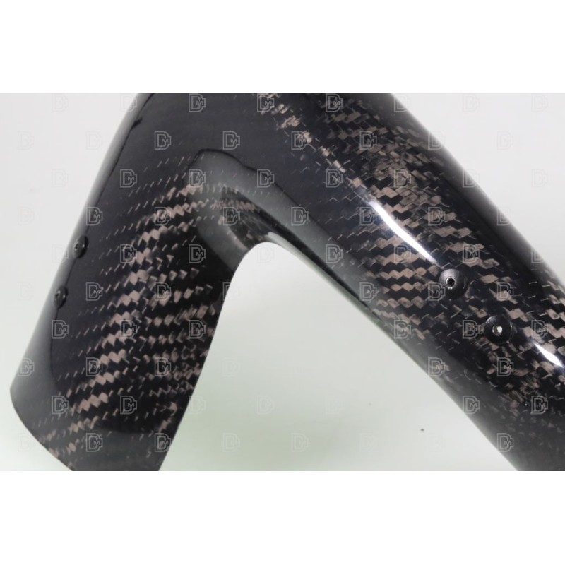Protection coude échappement carbone SKC BETA Rev/Evo 50/80 version intégrale