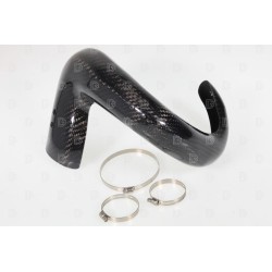 Protection coude échappement carbone SKC BETA Rev/Evo 50/80 version intégrale