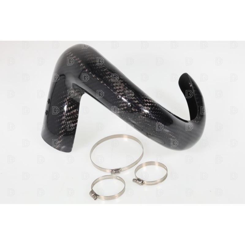 Protection coude échappement carbone SKC BETA Rev/Evo 50/80 version intégrale