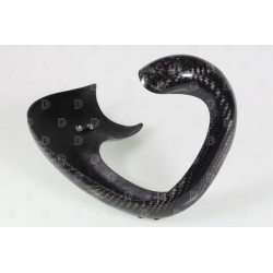 Protection coude échappement carbone SKC BETA Rev/Evo 50/80 version intégrale