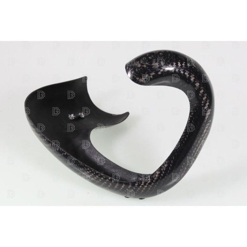 Protection coude échappement carbone SKC BETA Rev/Evo 50/80 version intégrale