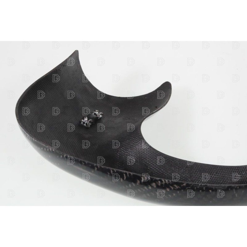 Protection coude échappement carbone SKC BETA Rev/Evo 50/80 version intégrale