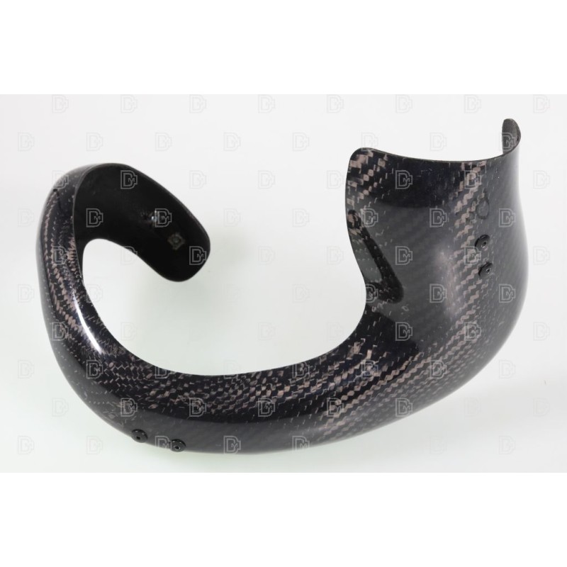 Protection coude échappement carbone SKC BETA Rev/Evo 50/80 version intégrale