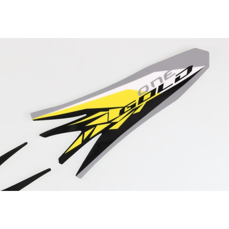 Autocollant garde boue AV TRS 2024 Gold