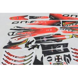 Kit autocollants TRS 2023 On-E Kids 20" complet