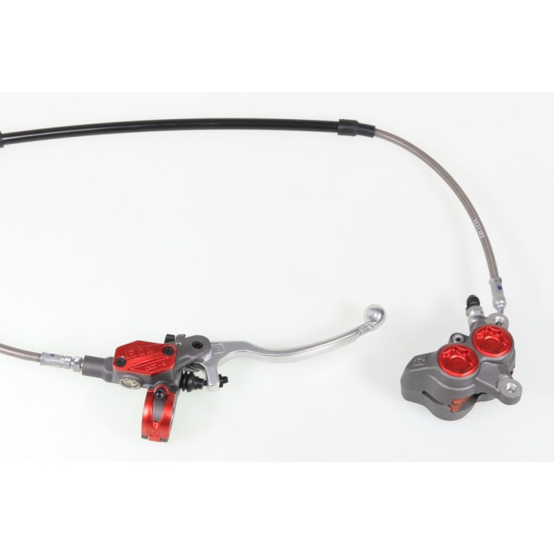 Kit frein AV BRAKTEC complet rouge