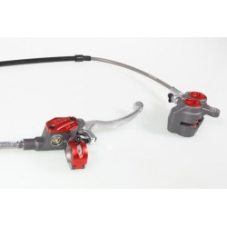 Kit frein AV BRAKTEC complet rouge