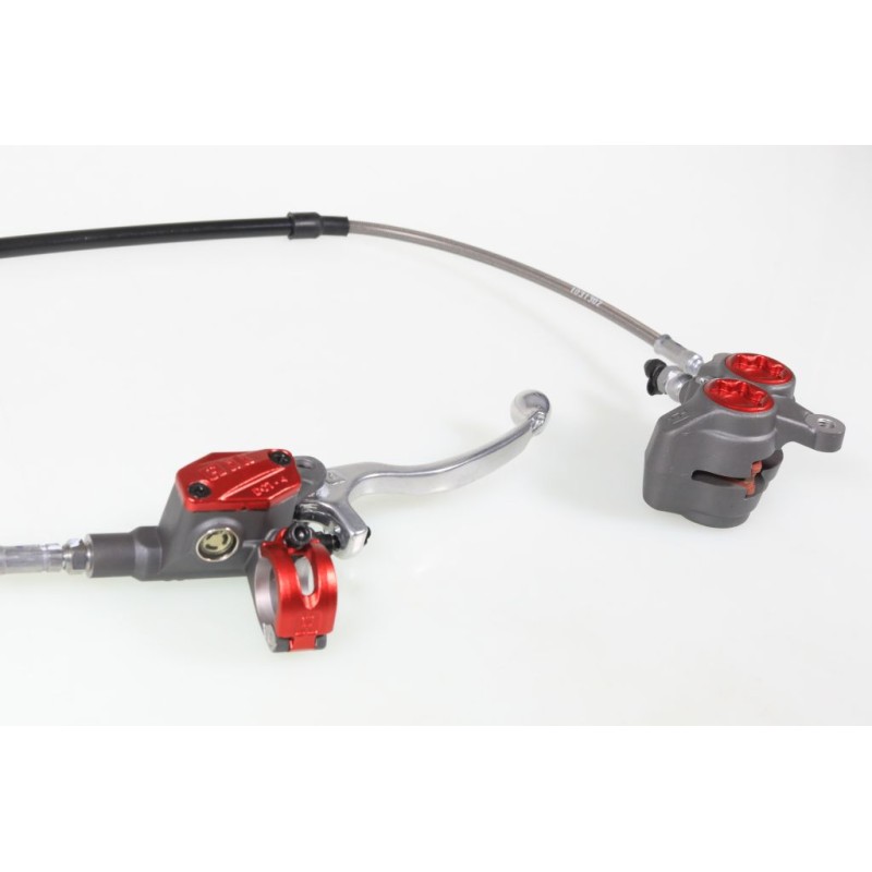 Kit frein AV BRAKTEC complet rouge