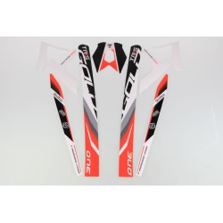 Autocollant cadre + bras oscillant TRS 2023 Gold la paire