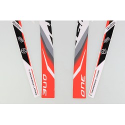 Autocollant cadre + bras oscillant TRS 2023 Gold la paire