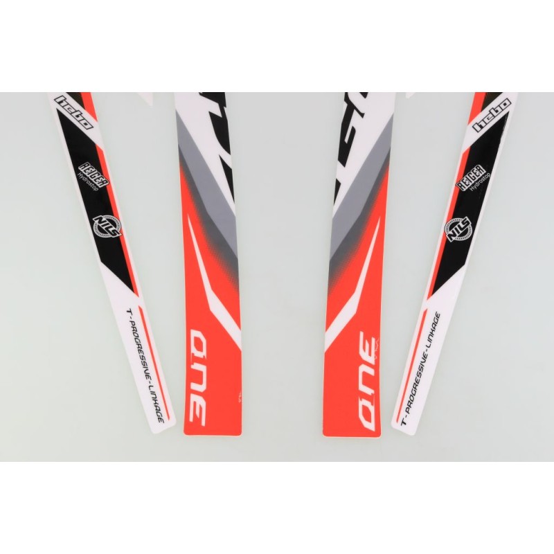 Autocollant cadre + bras oscillant TRS 2023 Gold la paire