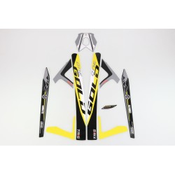 Autocollant cadre + bras oscillant TRS 2024 Gold la paire