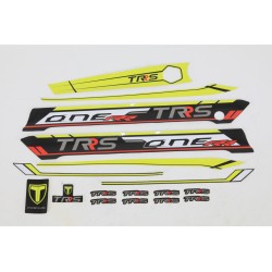 Kit autocollants cadre TRS On-E Kids 20" jaune
