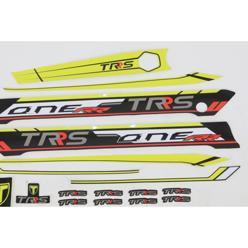 Kit autocollants cadre TRS On-E Kids 20" jaune
