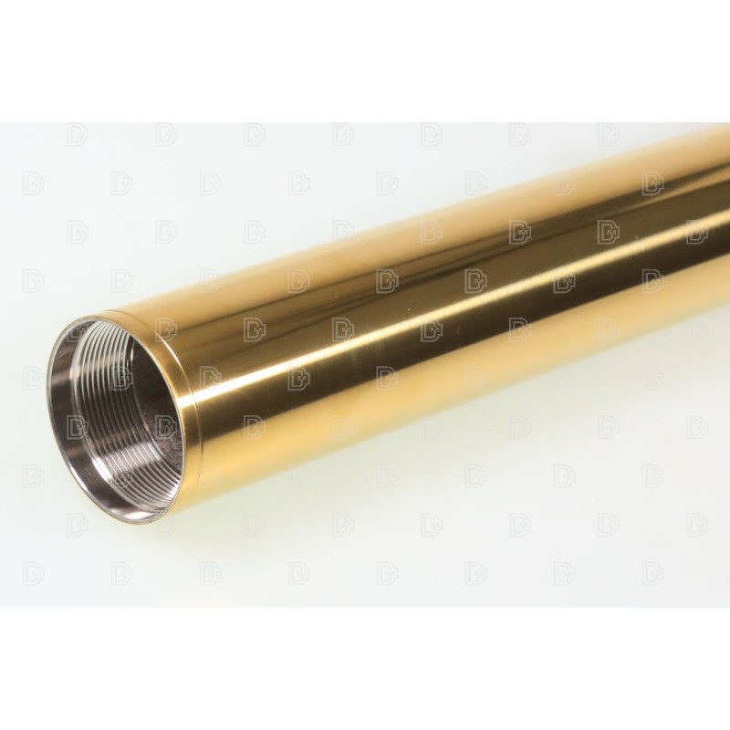 Tube fourche TECH TRS acier droit or