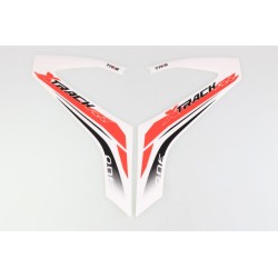 Autocollant selle randonnée TRS 2023-2024 Xtrack RR latéral la paire