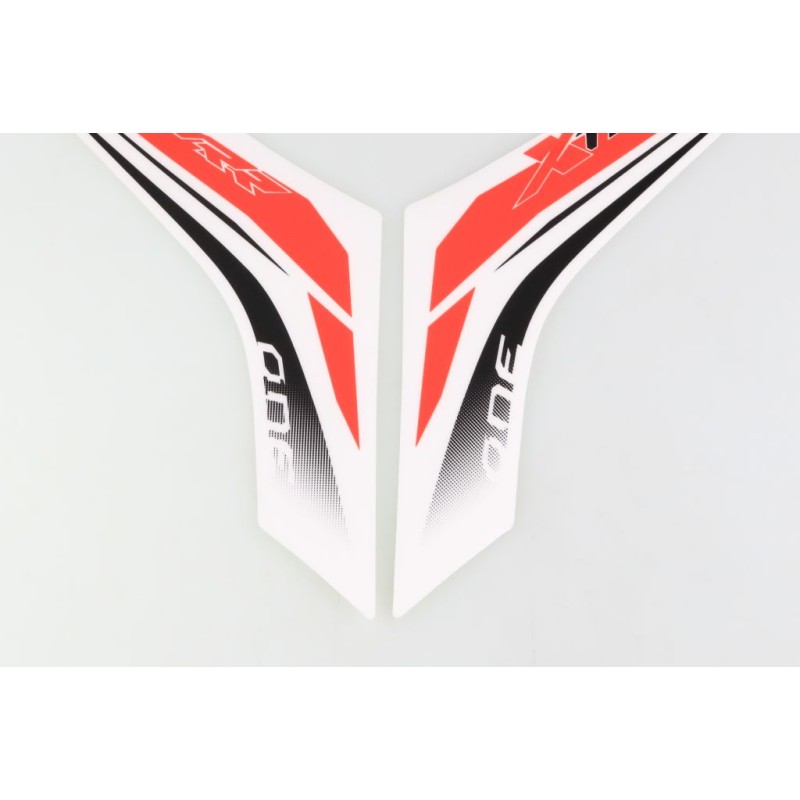 Autocollant selle randonnée TRS 2023-2024 Xtrack RR latéral la paire