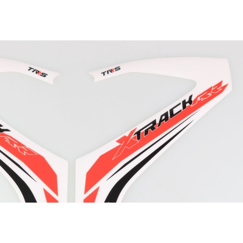 Autocollant selle randonnée TRS 2023-2024 Xtrack RR latéral la paire