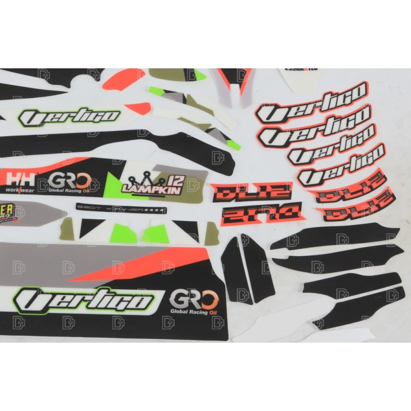 Kit autocollant VERTIGO 2020 DL12 complet