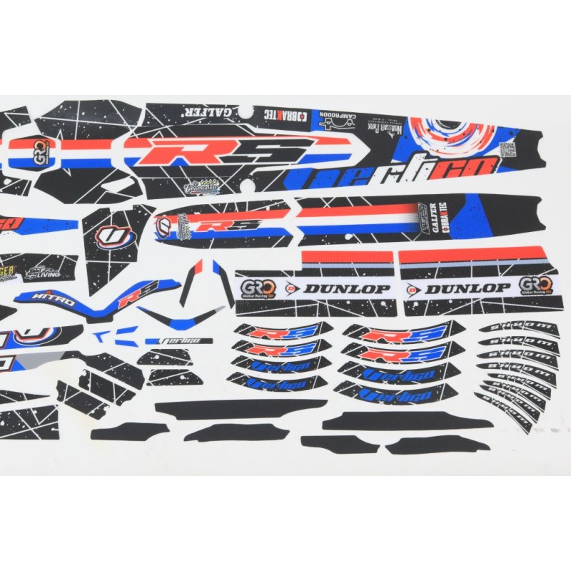 Kit autocollant VERTIGO 2023 Nitro RS France complet
