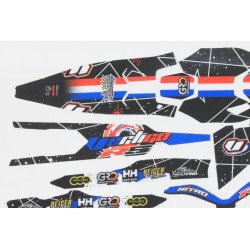 Kit autocollant VERTIGO 2023 Nitro RS France complet