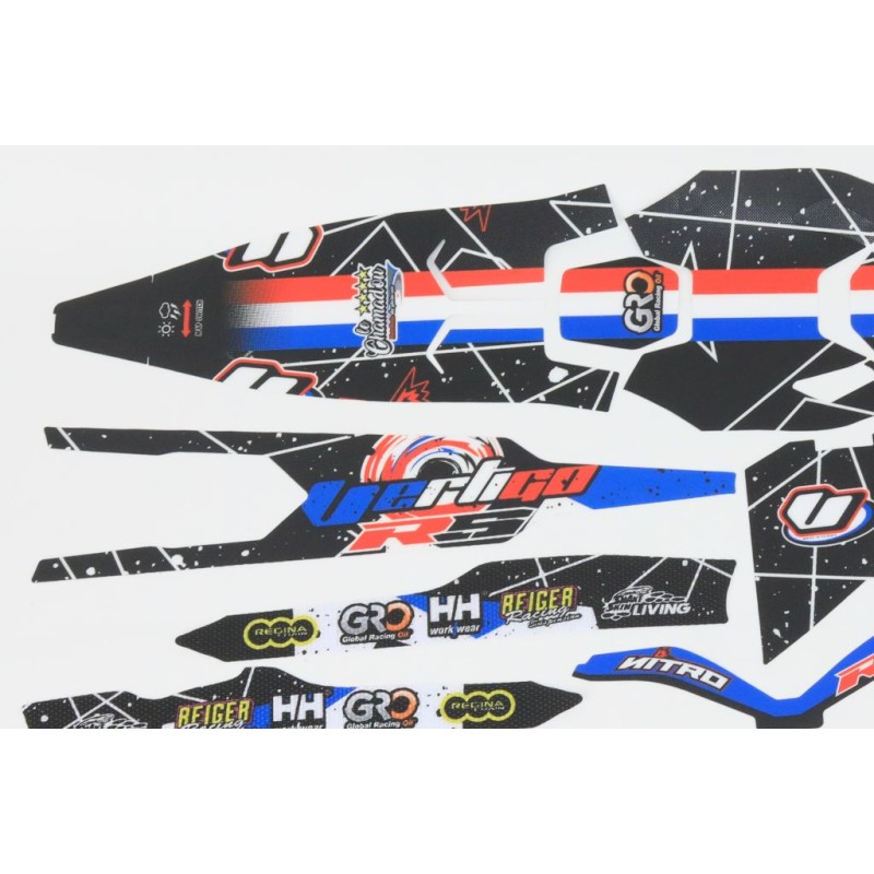 Kit autocollant VERTIGO 2023 Nitro RS France complet