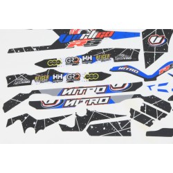 Kit autocollant VERTIGO 2023 Nitro RS France complet