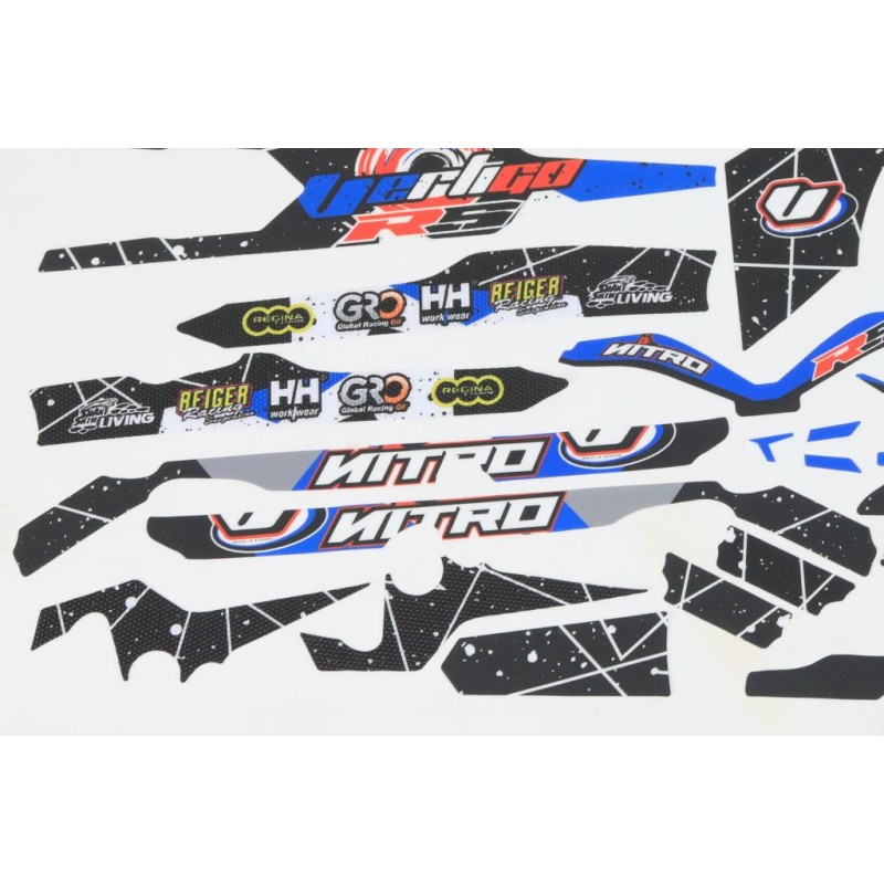 Kit autocollant VERTIGO 2023 Nitro RS France complet