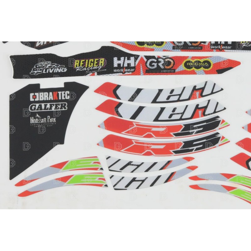 Kit autocollant VERTIGO 2025 Nitro RS3 partie cycle
