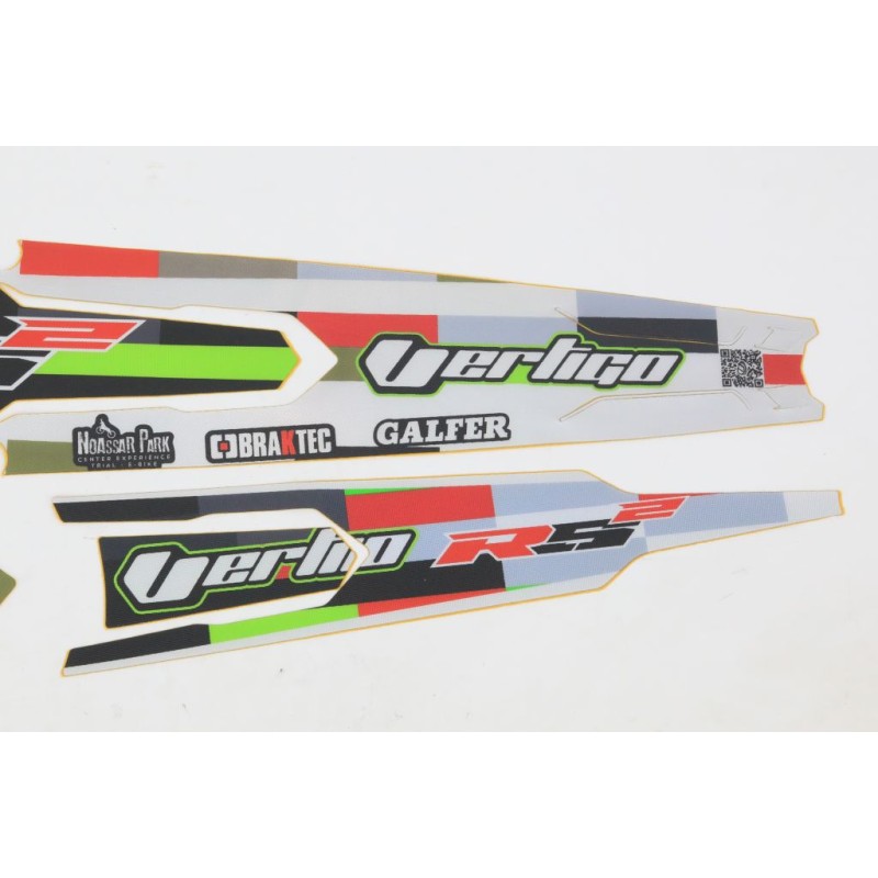 Kit autocollant garde boue AR VERTIGO 2024 Nitro RS2