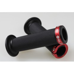 Revetement hard S3 trifix ouvert au bout noir/rouge