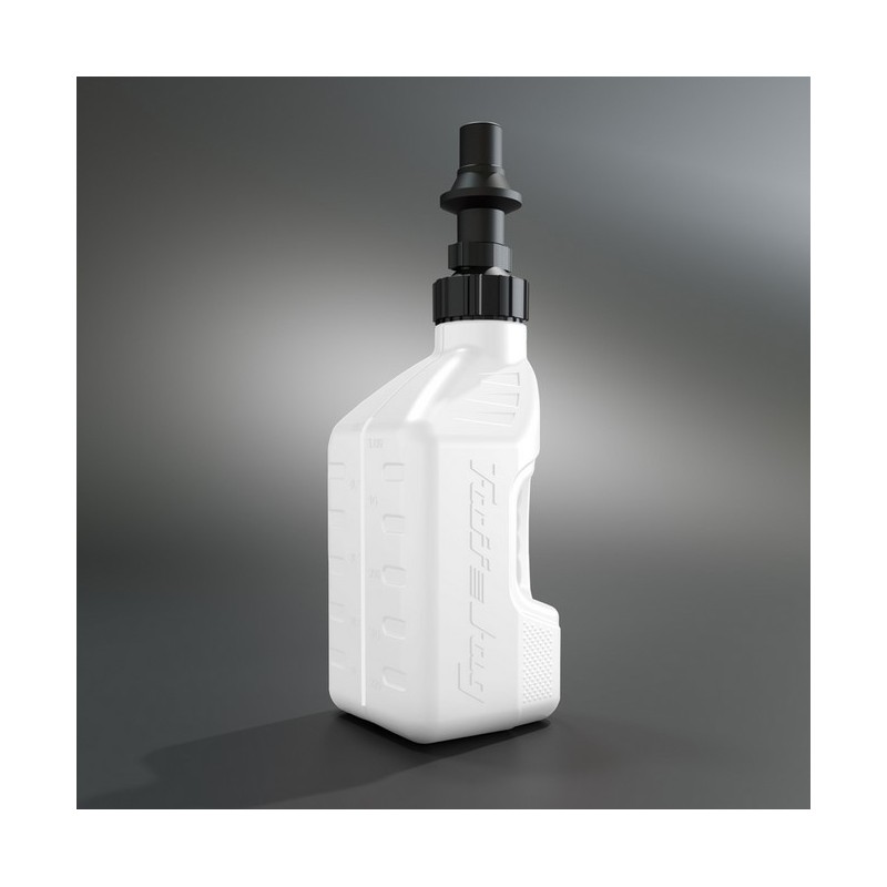 Jerrycan racing rapide Tuff Jug blanc 5L